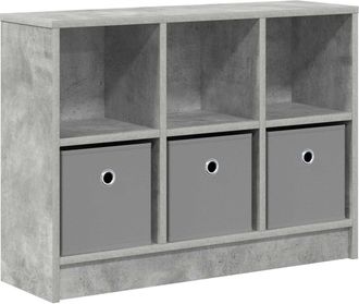 vidaXL Aparador Gris Concreto 73,5 X 22,5 X 53,5 Cm Vidaxl