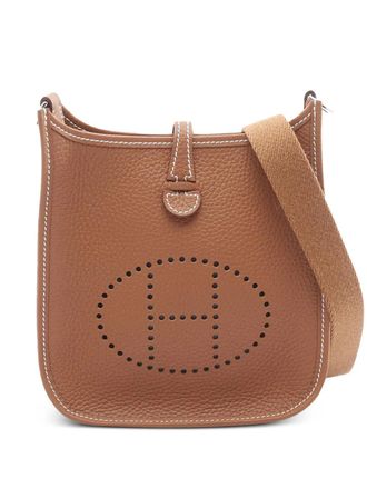 Hermès Borsa a spalla Evelyne TPM in pelle Taurillon Clemence 2025 - Marrone