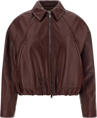 Brunello Cucinelli Brown Shirt Collar Jacket