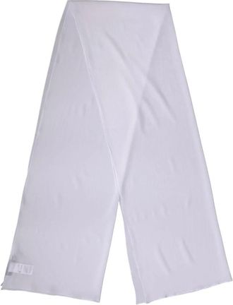 Dolce & Gabbana Zijden Nek Wrap Sjaal Stola - Dames - Zijden sjaals - Wit - ONE Size - Accessoires