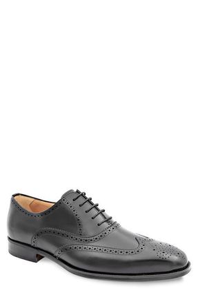 Mezlan Galco Wingtip Oxford in Black at Nordstrom, Size 10.5