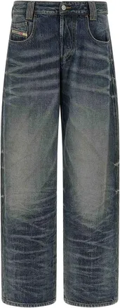 Diesel Blue 1982 D-Hakou-Fsj1 Cotton Jeans