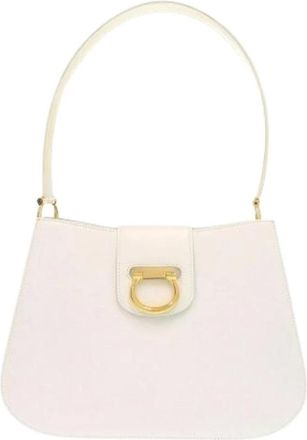 Celine Pre-owned Shoulder Bags, female, White, Size: ONE SIZE Pre-owned Vintage Shoulder Bag