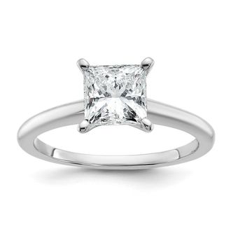 Diamond2Deal 14k Gold 1 1/2 Ct Certified Lab Grown Diamond Solitare Engagement Ring