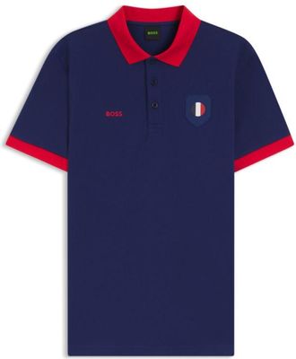 BOSS Paddy polo shirt with country flag