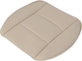 Elle Funda De Coj&iacute;n De Repuesto Para Asiento De Coche Jeffergarden De Piel Sint&eacute;tica, Protector De Asiento Delantero Para Sed&aacute;n/suv De 4 Puertas, Color Bei