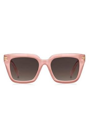 Marc Jacobs 52mm Gradient Square Sunglasses in Pink/Brown Gradient at Nordstrom Rack
