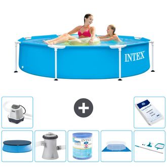 Intex Piscina Con Estructura Redonda - 244x51 Cm - 7-piezas S31435