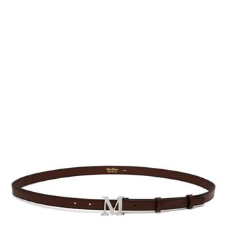 Max Mara Mclassic 20 Belt - Dames - Riemen - Bruin - M - Leer - Accessoires