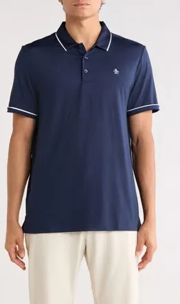 Original Penguin Tipped Knit Polo in Black Iris at Nordstrom Rack, Size Xx-Large