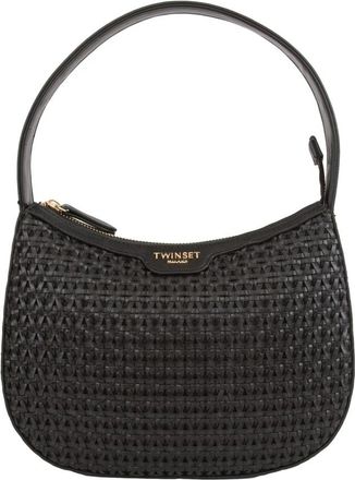 Twinset Zwarte Hobo Tas - Dames - Handtassen - Zwart - ONE Size - Tassen