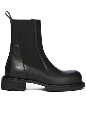 Rick Owens Matte Black Beatle Gabe Boots