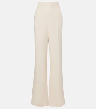 Valentino Cady Couture silk wide-leg pants