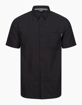 Regatta Mens Regatta Mens Mindano VIII Patterned Short-Sleeved Shirt - Grey - Size: Regular/36