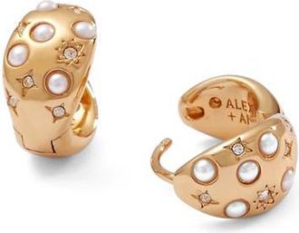 Alex and Ani Pearl Basics Huggie Hoop Earrings at Nordstrom