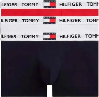 Tommy Hilfiger 3P Trunk - Heren - Onderbroek - Veelkleurig - S - Katoen - Ondergoed