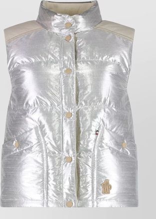 Moncler pinchot high collar sleeveless padded gilet