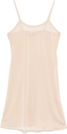 MRZ Abito corto semi trasparente - Toni neutri