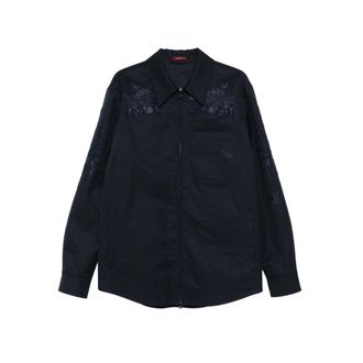 Gucci Floral-embroidered Zip-up Jacket