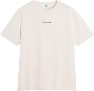 Maison Kitsun&eacute; Baumwoll-T-Shirt mit Logo von Maison Kitsune
