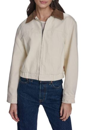 Levi's Corduroy Collar Chore Jacket in Ecru at Nordstrom, Size X-Large
