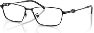 Diesel 56mm Rectangle optical glasses in Black at Nordstrom