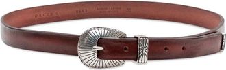 Orciani Cintura Sportiva ANT - Heren - Riemen - Bruin - 90 CM - Leer - Accessoires