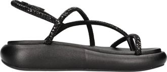 Ash Sandalen Zwart - Dames - Sandalen - Zwart - 38 EU - Leer - Schoenen