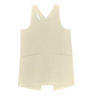 Solino Home Linen Apron - Linen Smock Apron in Creamy Ivory at Nordstrom, Size X-Large