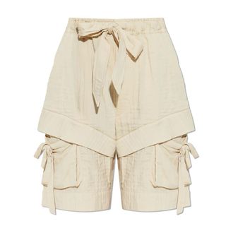 Isabel Marant Bermia Shorts - Shorts - Mujer - Beige - 2XS