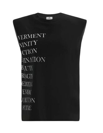 Elisabetta Franchi T-shirt met lettersprint