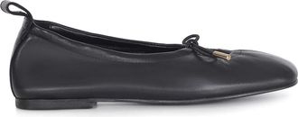 Alohas Ballerinas Made Of Black Leather