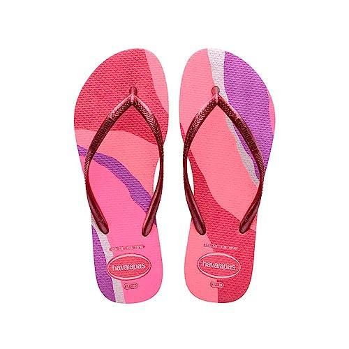 Havaianas Filles Slim Palette Glow Velvet Rose Tongs, Rose à paillettes, Taille 25/26 EU dès 19,20 € - sur