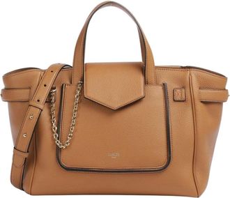 Lancel Carryall M Th&eacute;a - Dames - Tassen - Bruin - Maat: ONE Size Zijde