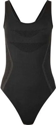 Dare 2B Don&acute;t Sweat It One Piece Bathing Suit in Black at Nordstrom, Size X-Small