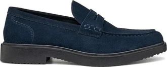 Geox Massimiano Loafers - Heren - Loafers - Blauw - 41 EU - Leer - Schoenen