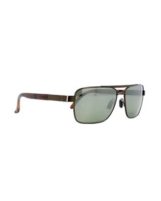 Remo Tulliani Unisex - Envy Sunglasses In Bronze Tortoise Shell/brown Mirror