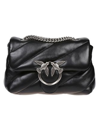 Pinko Love Mini Puff Sheepskin Shoulder Bag