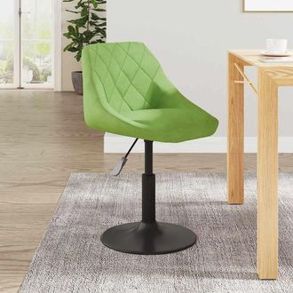 vidaXL Silla De Comedor De Terciopelo Verde Claro Vidaxl