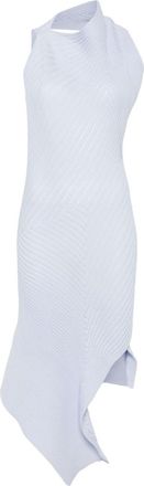 Issey Miyake Asymmetric Midi Dress - Womens - Triacetate/Polyester