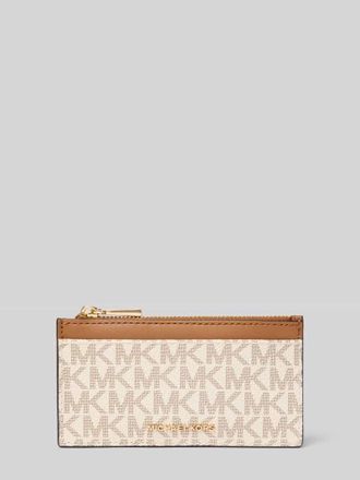 Michael Kors Portemonnaie mit Logo-Detail Modell Jet Set in Ecru, Gr&ouml;&szlig;e 1