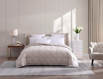 Serta 650 Fill Power Microfiber White Down Blanket