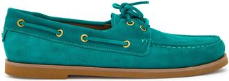 Gianvito Rossi Vande Suede Shoes - Teal - 40 (IT40 / UK7)