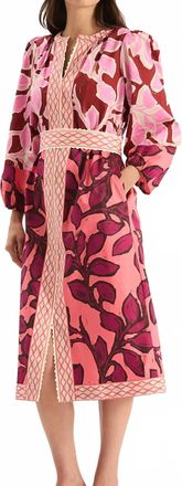 Tyler B&ouml;e Kelsey Cotton Print Midi Dress In Multi