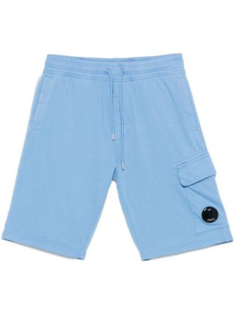 C.P. Company Lens-detail cargo shorts - men - Cotton - L - Blue