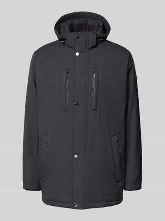 Bugatti Parka mit Kapuze in Marine, Gr&ouml;&szlig;e 27