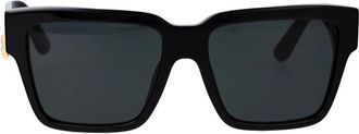 Dolce & Gabbana Vierkante Zonnebril - unisex - Zonnebrillen - Zwart - 55 MM - Accessoires