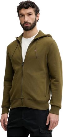Napapijri Hoodies & sweatvesten, Heren, Groen, 2Xl, Katoen, Balis Full-Zip Hoodie