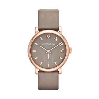 Marc Jacobs Mbm 1266 Baker Horloge - Dames - Horloges - Roze - ONE Size - Leer - Accessoires
