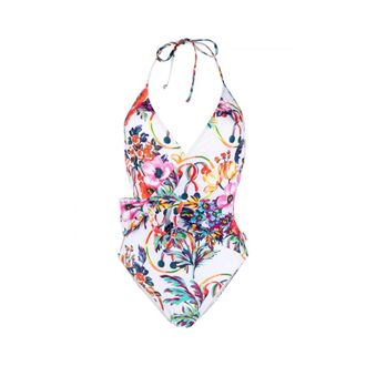 Moschino Dames, Badkleding, Wit, Maat: L Polyamide